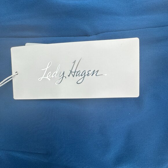 NWT Lady Hagen Blue Yellow White Golf Skort Size 2 - Picture 6 of 7